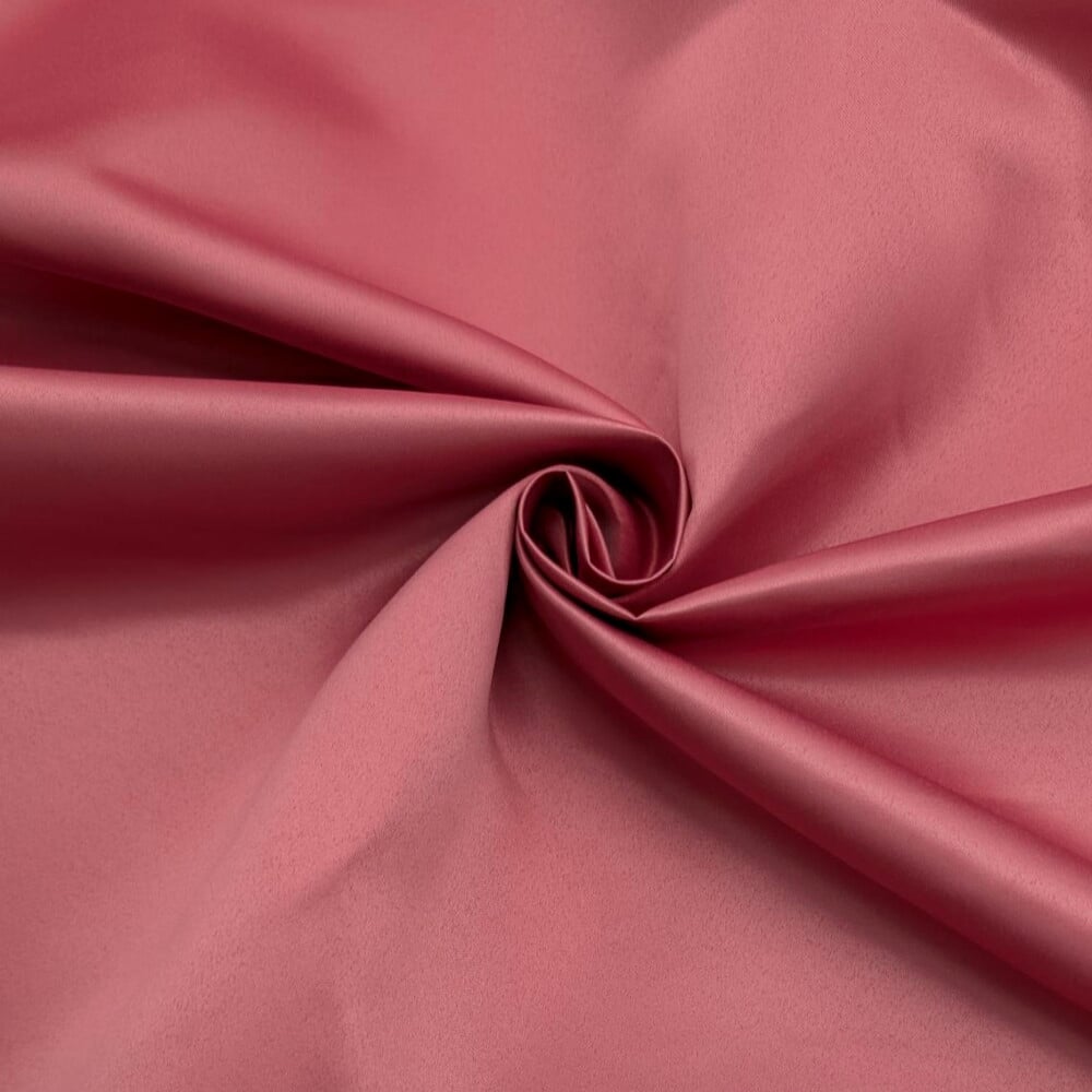 Rose Pink Double Face Duchess Satin Fabric main image 1